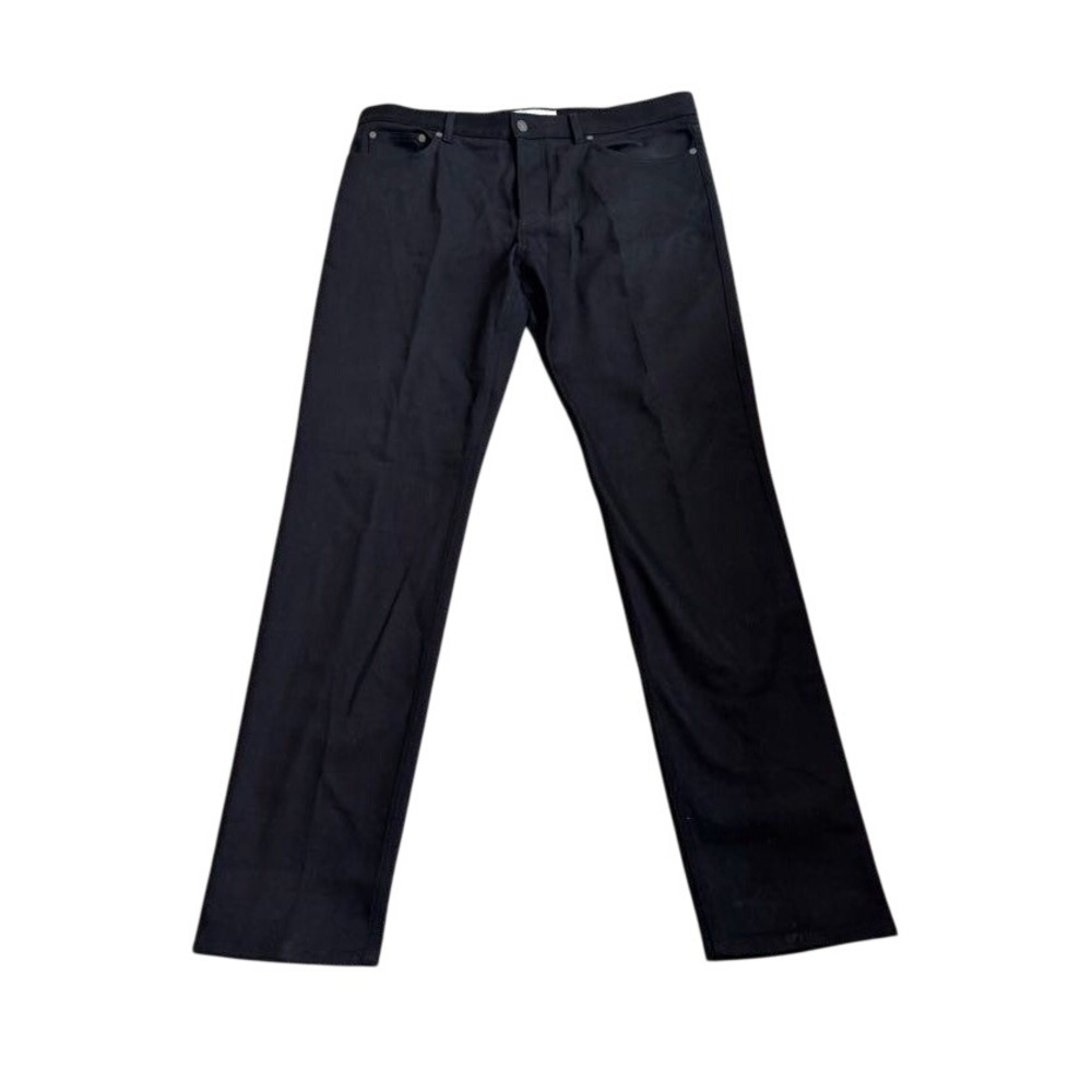 Givenchy Slim Fit‎ Pants Mens 40 Black Cotton Blend Designer Trousers BM50DS5Y0M